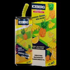 Электронная сигарета ICEBERG XXL 6000 Ананас банан апельсин