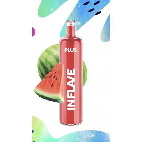 Электронная сигарета Inflave Plus 2200 затяжек Арбуз